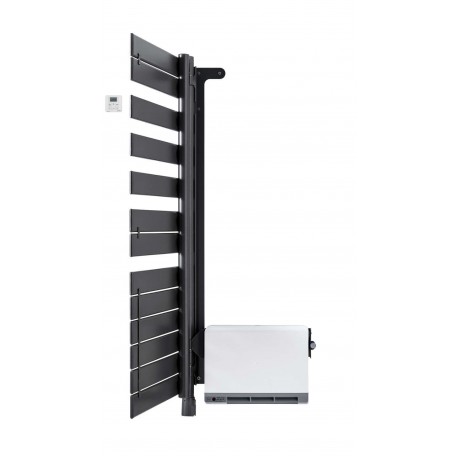 Sèche-serviette Soufflant ACOVA - REGATE Twist + Air électrique pivot à gauche 1750W (750W+1000W) TXCL075-055IFS Sèche-serviette