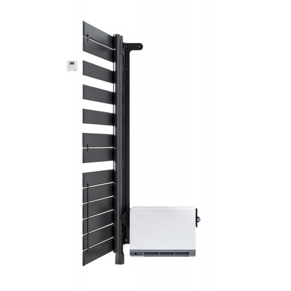 RADIATEUR SECHE SERVIETTE ELECTRIQUE STELRAD DAHLIA E-VENTO 1763*495 1000W  AVEC BOOSTER 950W