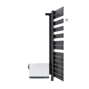 Sèche-serviette Soufflant ACOVA - REGATE Twist + Air électrique pivot à droite 1750W (750W+1000W) TXCR075-055IFS Sèche-serviette