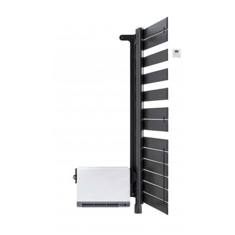 Sèche-serviette Soufflant ACOVA - REGATE Twist + Air électrique pivot à droite 2000W (1000W+1000W) TXCR100-055IFS Sèche-serviett