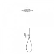 Kit de douche encastré CUADRO avec fermeture et régulation du débit - TRES 00618080 Kit de douche encastré CUADRO avec fermeture