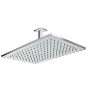 Bras de douche plafond avec pommeau anticalcaire  320x220 mm. - TRES 03443202 Bras de douche plafond avec pommeau anticalcaire  