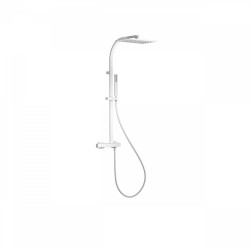 Kit anticalcaire · Douche fixe de 320x220 mm. à rotule. · Douchette anticalcaire. · Flexible. - TRES 20219101BM Kit anticalcaire