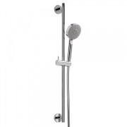 Kit barre‑douche MINIMAL Ø 19 mm. Long. 850 mm. Flexible satin - TRES 134629 Kit barre‑douche MINIMAL Ø 19 mm. Long. 850 mm. Fle