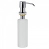 Distributeur de savon en métal À encastrer sur plans de travail. Capacité 0,4 litre - TRES 13474110 Distributeur de savon en mét