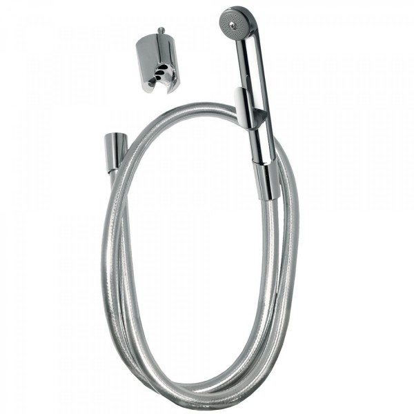 Kit de douche bidet Douchette hygiénique à poussoir, flexible satin et  support mural fixe - TRES 29995001 - Vita Habitat