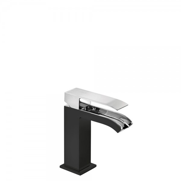 Mitigeur lavabo Noir Chromé - TRES 00611001NE - Vita Habitat