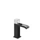 Mitigeur lavabo Noir Chromé - TRES 00611002NE