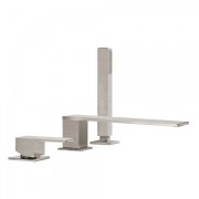 Mitigeur bain d’étagère  avec douchette anticalcaire - TRES 00616103AC Mitigeur bain d’étagère  avec douchette anticalcaire - TR