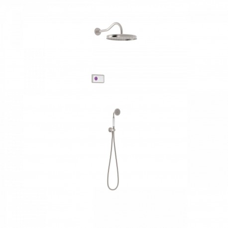 Kit de douche thermostatique électronique et encastré SHOWER TECHNOLOGY
· Contrô  - TRES 09226201AC Kit de douche thermostatique