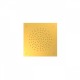 Douche acier inoxydable de tête anticalcaire 380x380 mm. - TRES 29995301OR
