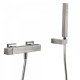 Mitigeur douche Douchette à main anticalcaire avec support orientable et flexible. - TRES 50716703