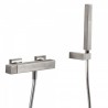 Mitigeur douche Douchette à main anticalcaire avec support orientable et flexible. - TRES 50716703
