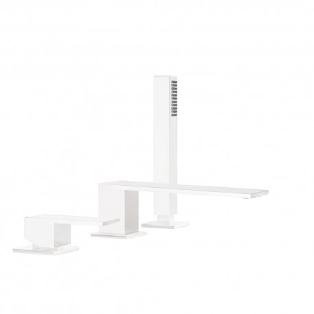 Mitigeur bain d’étagère  avec douchette anticalcaire - TRES 00616105BM Mitigeur bain d’étagère  avec douchette anticalcaire - TR