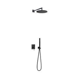 Kit MONO‑TERM® à encastrer pour douche avec fermeture et régulation du débit - TRES 06218003NM Noir Mat Kit MONO‑TERM® à encastr