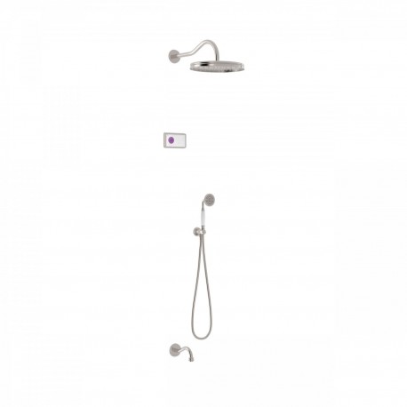 Kit de douche thermostatique électronique et encastré SHOWER TECHNOLOGY · Contrô - TRES 09226301AC Kit de douche thermostatique