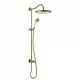 Kit de douche anticalcaire Laiton vieilli - TRES 24247602LV