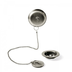 Ensemble d’accesoires pour baignoire Ø 70 mm
Chaînette de 42 cm.  - TRES 03474501AC Ensemble d’accesoires pour baignoire Ø 70 mm