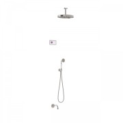 Kit de douche thermostatique électronique et encastré SHOWER TECHNOLOGY
· Contrô  - TRES 09226302AC Kit de douche thermostatique