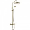 Ensemble Douche thermostatique · Douche fixe Ø 310 mm. à rotule. · Douchette ant - TRES 24219502LM Ensemble Douche thermostatiq