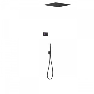 Kit de douche thermostatique électronique et encastré SHOWER TECHNOLOGY
· Contrô  - TRES 09288561NM Kit de douche thermostatique