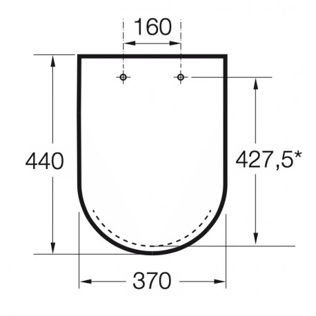 Abattant Wc Silencio Carmen Blanc - ROCA - A801