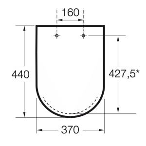 Abattant Wc Silencio Carmen Blanc - ROCA - A801