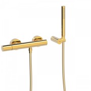 Mitigeur douche Douchette à main anticalcaire Acier STUDY COLORS - TRES 26116701AC