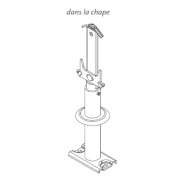 Pieds de soutien dans la chape RADSON pour modèle PLINTHE - 9010196203