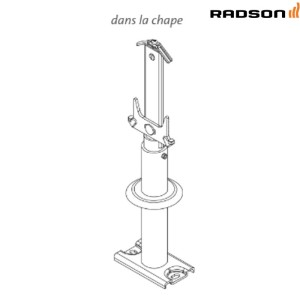 Pieds de soutien dans la chape RADSON pour modèle PLINTHE - 9010196203