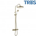 Ensemble Douche thermostatique Laiton CLASIC COLOR - TRES 24219502LV