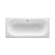 Baignoire acier émaillé avec fond antidérapant 1800X800 Blanc Duo Plus - ROCA A221670000