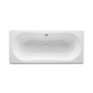 Baignoire acier émaillé avec fond antidérapant 1800X800 Blanc Duo Plus - ROCA A221670000