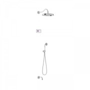 Kit de douche thermostatique électronique et encastré SHOWER TECHNOLOGY Chrome  - TRES 09226301