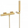 Mitigeur douche Douchette à main anticalcaire avec support orientable et flexibl - TRES 21116701OM