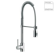 .EVIER CRUISE BEC HAUT RESSORT DOUCHETTE BI-JET CHROME - CRISTINA ONDYNA CU01551