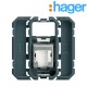 Prise RJ45 catégorie 6A STP pour Grade 3TV GALLERY - HAGER WXF228