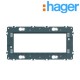 Support 5 modules entraxe 71mm GALLERY HAGER WXA455