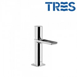 Mitigeur lavabo robinet cascade bec ouvert Chrome LOFT - TRES 20011002