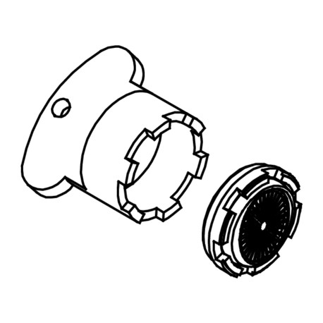 Aérateur orientable + clé Mâle 24/100 - TRES 29961006