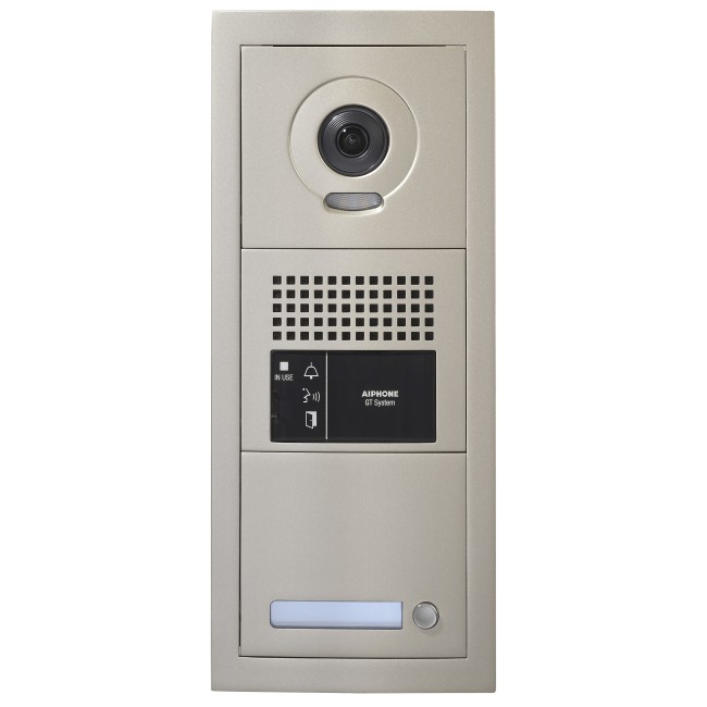 Platine de rue 1 bouton GT vidéo modulaire 1 x 3 modules sans boucle magnétique GTBVH1PSBM - Aiphone 200293 Platine de rue 1 bou