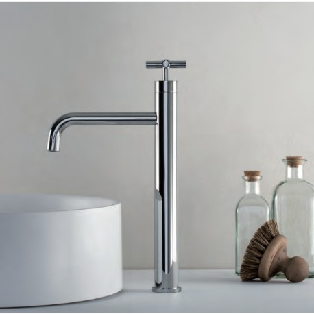 Mitigeur lavabo mi-haut cartouche progressive + vidage chromé  EXECUTIVE - CRISTINA ONDYNA EV22551