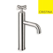 Mitigeur lavabo mi-haut cartouche progressive + vidage chromé  EXECUTIVE - CRISTINA ONDYNA EV22551
