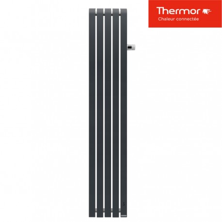 Radiateur électrique THERMOR MYTHIK Vertical 1500W Ardoise Grise - 460273 - Vita Habitat