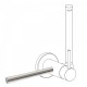 Porte‑serviettes 180 mm Acier - TRES 03412401AC