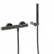Mitigeur douche avec douchette et flexible Black Metal STUDY COLORS - TRES 26116701KM