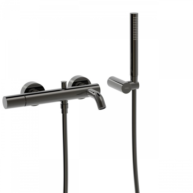 Mitigeur bain
Douchette à main anticalcaire avec support orientable et flexible   - TRES 26117001KM Mitigeur bain
Douchette à ma