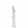 Kit barre‑douche avec flexible satin Chromé PROJECT-SLIM - TRES 03452602