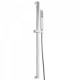 Kit barre‑douche avec flexible satin Chromé PROJECT-SLIM - TRES 03452702
