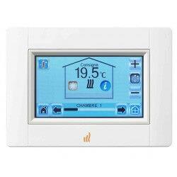 Gestionnaire sans fil TOUCH E3 - Programmateur central pilotable à distance pour radiateurs électriques LVI - 4505600